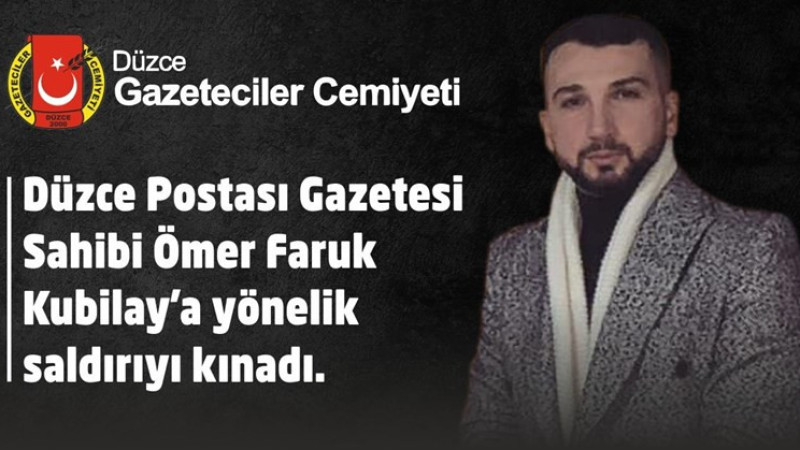 GAZETECİLER CEMİYETİ'NDEN KINAMA