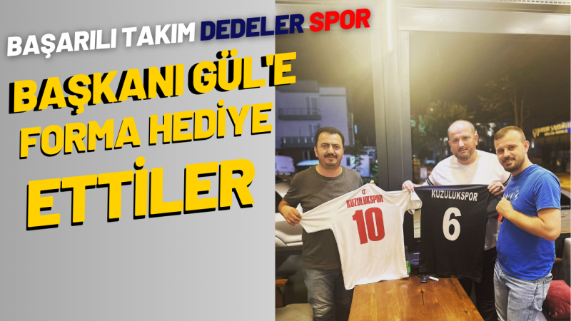 DEDELER SPOR BAŞKANI GÜL'E KUZULUK SPOR'DAN ZİYARET