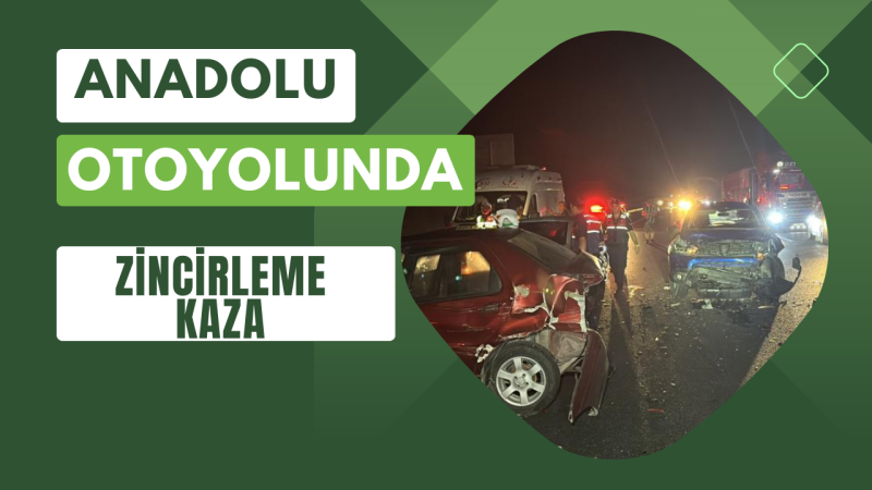 zincirleme kazada 6 kişi yaralandı