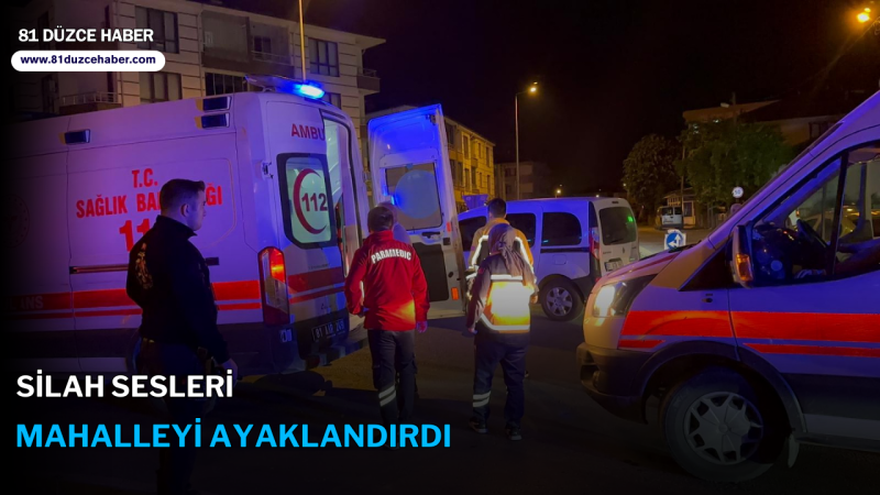 Silah Sesleri Mahalleyi Ayaklandırdı