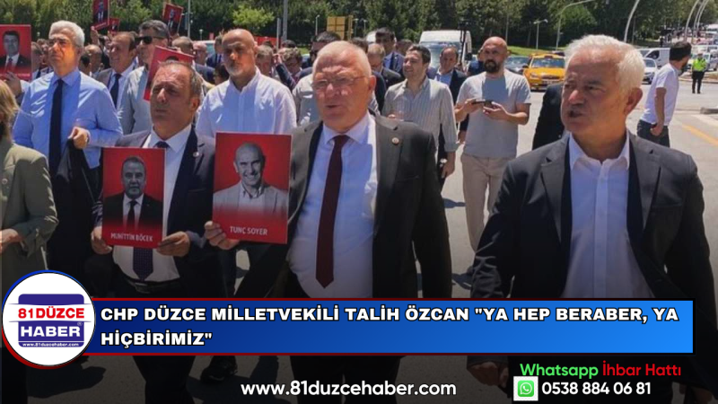 CHP Düzce Milletvekili Talih Özcan 