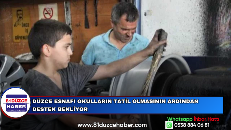 Düzce Esnafı Okulların Tatil Olmasının Ardından Destek Bekliyor
