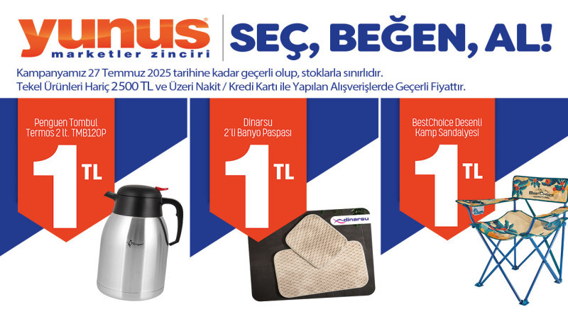 Yunus Market 13-26 Temmuz 2025