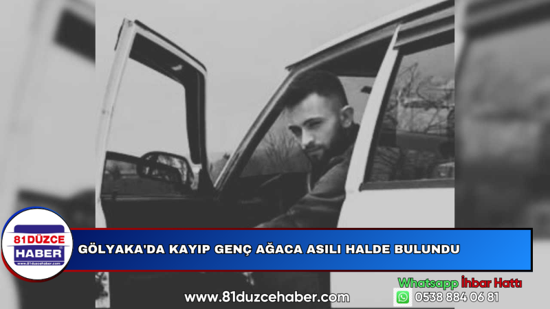 Gölyaka'da Kayıp Genç Ağaca Asılı Halde Bulundu