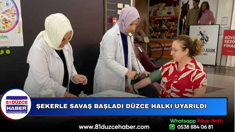 Şekerle Savaş Başladı Düzce Halkı Uyarıldı