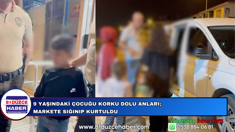 9 Yaşındaki Çocuğu Korku Dolu Anları; Markete Sığınıp Kurtuldu
