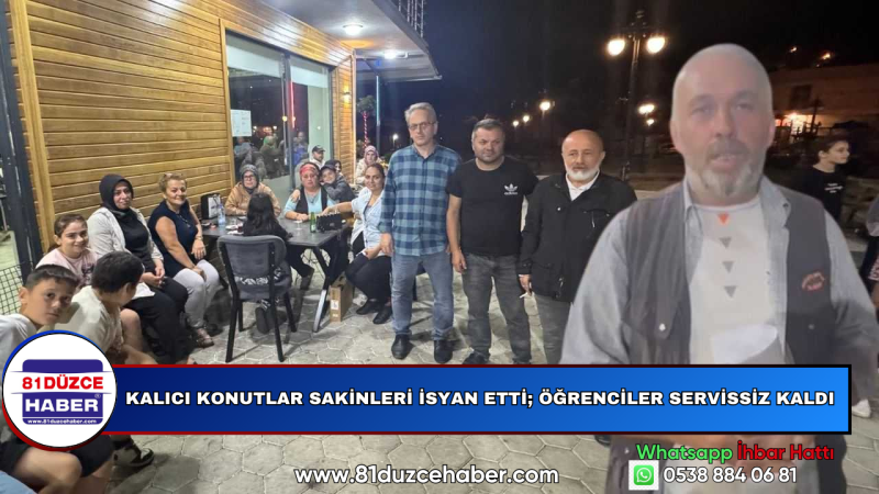Kalıcı Konutlar Sakinleri İsyan Etti; Öğrenciler Servissiz Kaldı