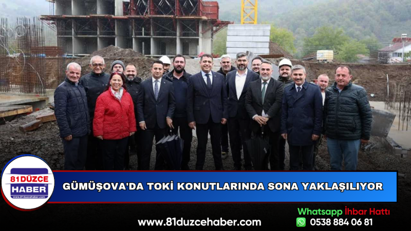 Gümüşova'da TOKİ Konutlarında Sona Yaklaşılıyor