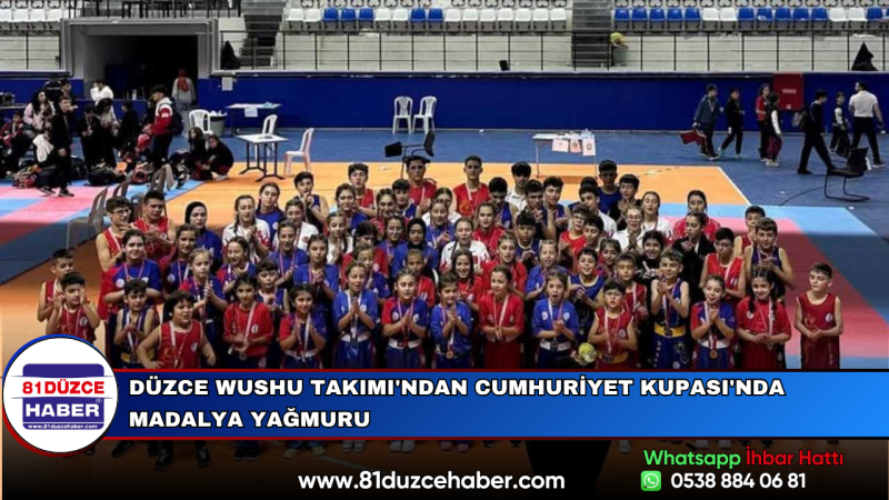 Düzce Wushu Takımı'ndan Cumhuriyet Kupası'nda Madalya Yağmuru