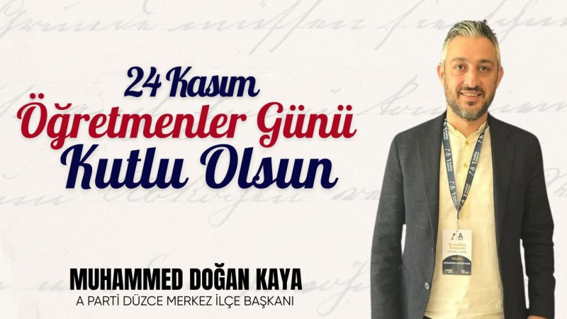 DOĞAN KAYA 24 KASIM REKLAM İLANI