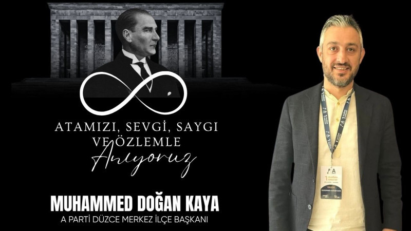 MUHAMMED DOĞAN KAYA 10 KASIM REKLAM   İLANI