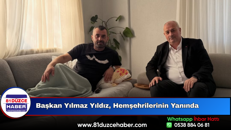 Başkan Yılmaz Yıldız, Hemşehrilerinin Yanında