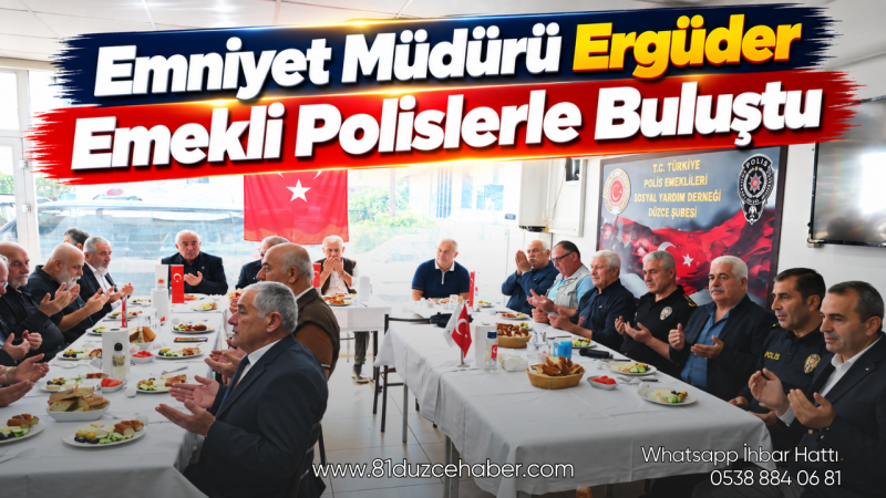 Emniyet Müdürü Ergüder Emekli Polislerle Buluştu
