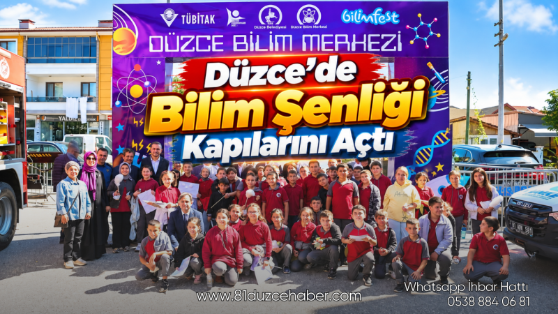 Düzce’de Bilim Şenliği Kapılarını Açtı