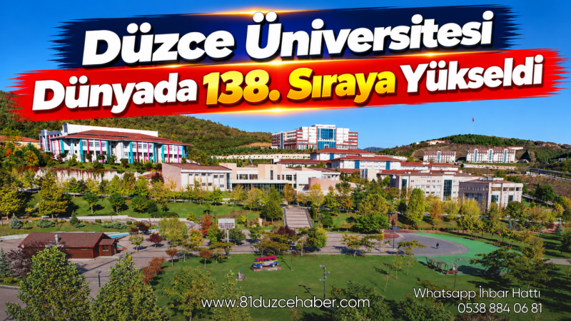 Düzce Üniversitesi Dünyada 138. Sıraya Yükseldi