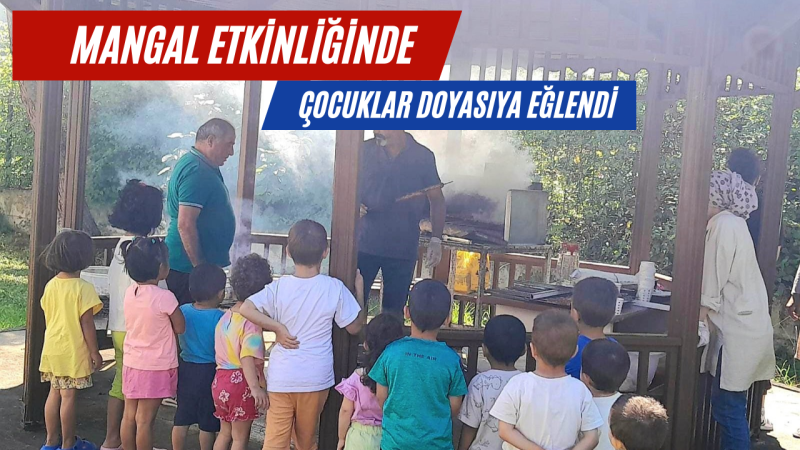 Sevgi evlerinde ki çocuklara mangal