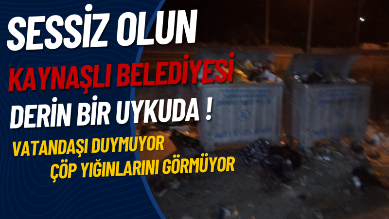 KAYNAŞLI BELEDİYESİ DERİN BİR UYKUDA !