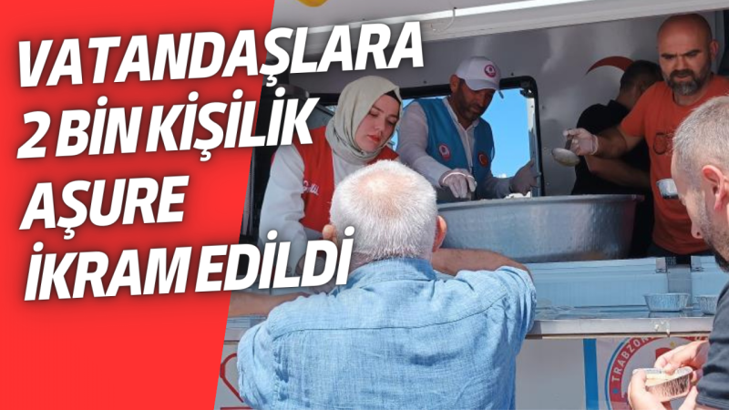 Ağızlar aşure ile tatlandı