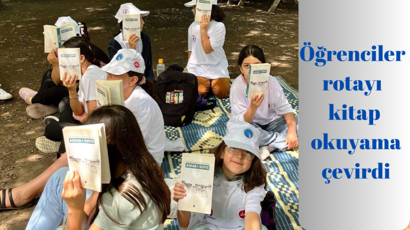 Öğrenciler rotayı kitap okuyama çevirdi