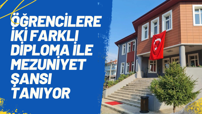 Öğrencilere iki farklı diploma ile mezuniyet şansı tanıyor