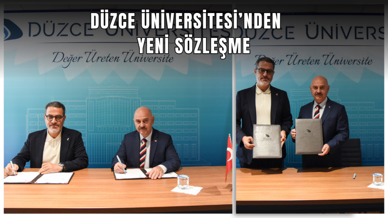 Düzce Üniversitesi GP Green Power Holding’le İş Birliği Çerçeve Protokolü İmzaladı