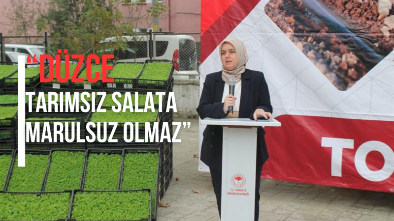 MARUL FİDESİ TEMİN TÖRENİ YAPILDI