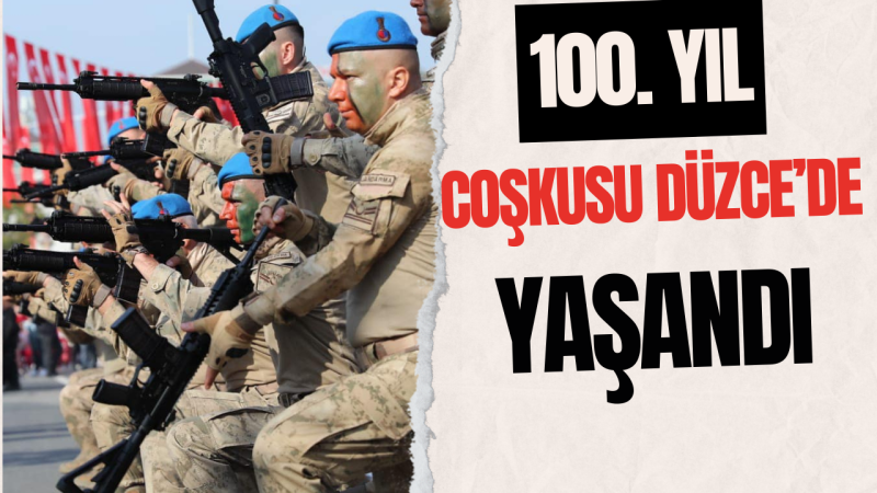 RESMİ TÖRENLERE DÜZCELİLERDEN BÜYÜK İLGİ