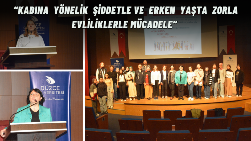 Kadına Yönelik Şiddetle Mücadele ve Farkındalık Konuşuldu