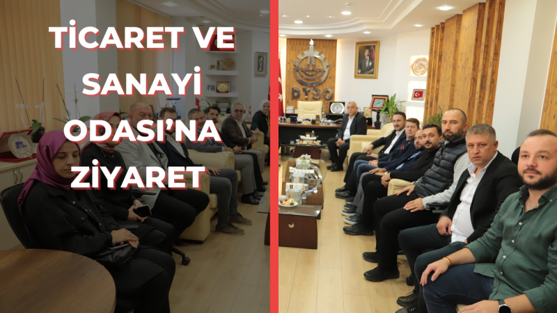 AYŞE KEŞİR VE AK PARTİ İL YÖNETİMİ DÜZCE TSO'YU ZİYARET ETTİ