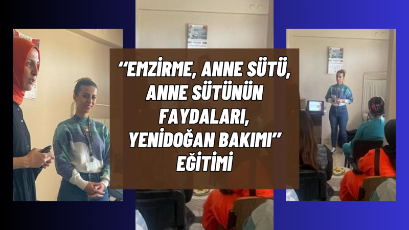 ANNE ADAYLARI İÇİN GEBE EĞİTİMLERİ DEVAM EDİYOR 