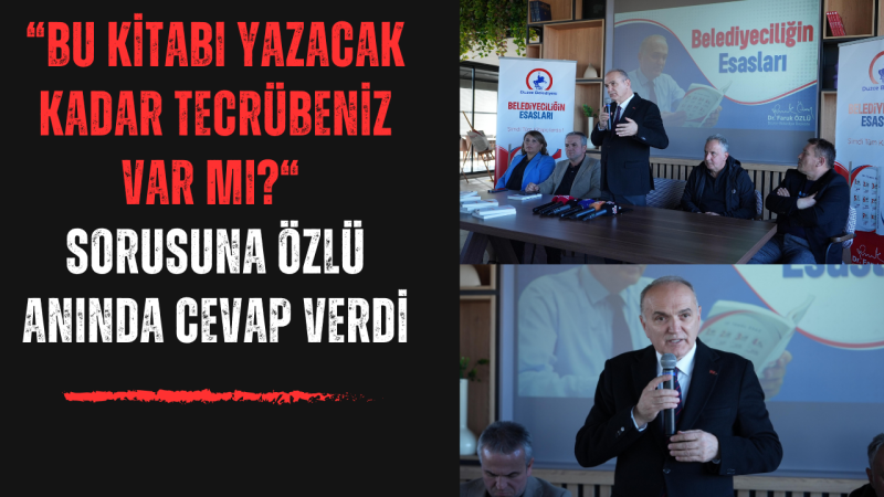 ESKİ BAŞKANA ÖZLÜ'DEN ANINDA CEVAP! 