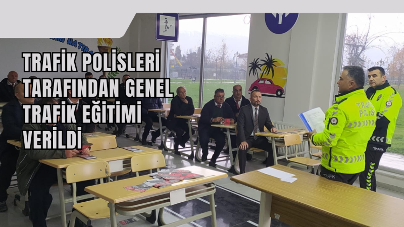 ULAŞIM A.Ş. ŞOFÖRLERİNE TRAFİK EĞİTİMİ VERİLDİ 