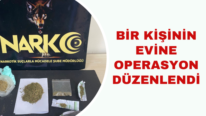 UYUŞTURUCU SATAN 1 KİŞİ YAKALANDI 