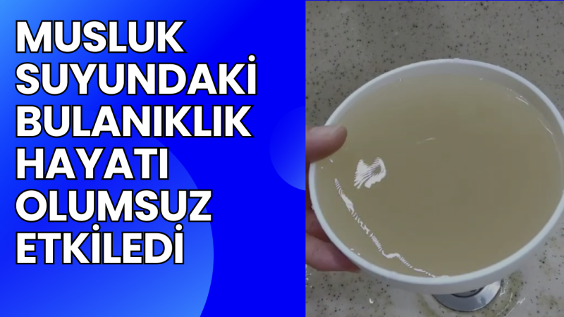 UĞUR SUYU'NDA DEBİ YÜKSELDİ SULAR BULANIKLAŞTI
