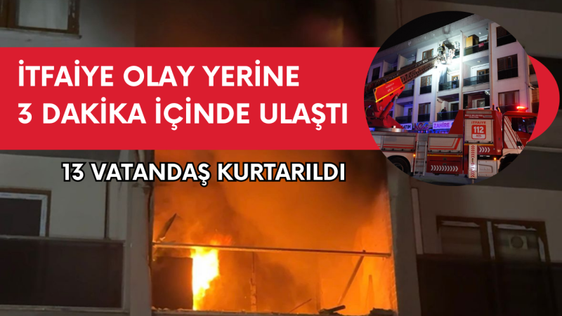 EV YANGININA HIZLI MÜDAHALE