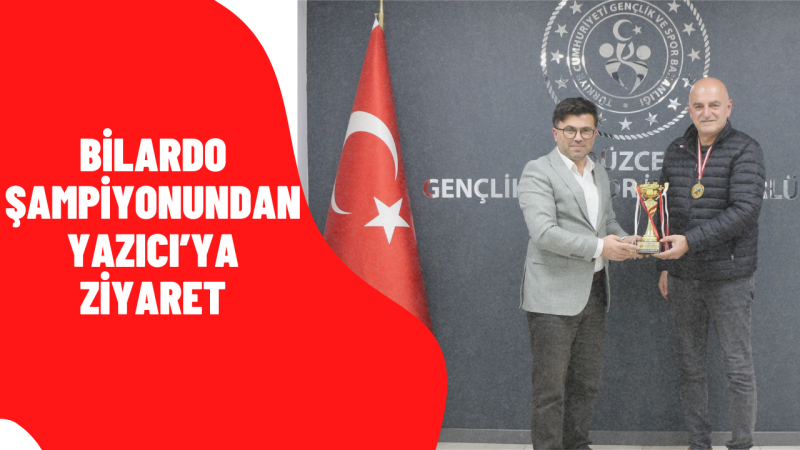 Başarılı Sporcudan İl Müdürü İsa Yazıcı'ya Ziyaret