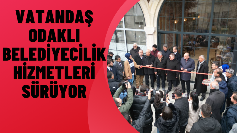 CEDİDİYE KIRAATHANESİ HİZMETE AÇILDI 