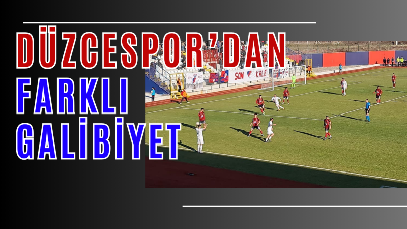 DÜZCESPOR UŞAKSPOR A.Ş'Yİ RAHAT GEÇTİ...