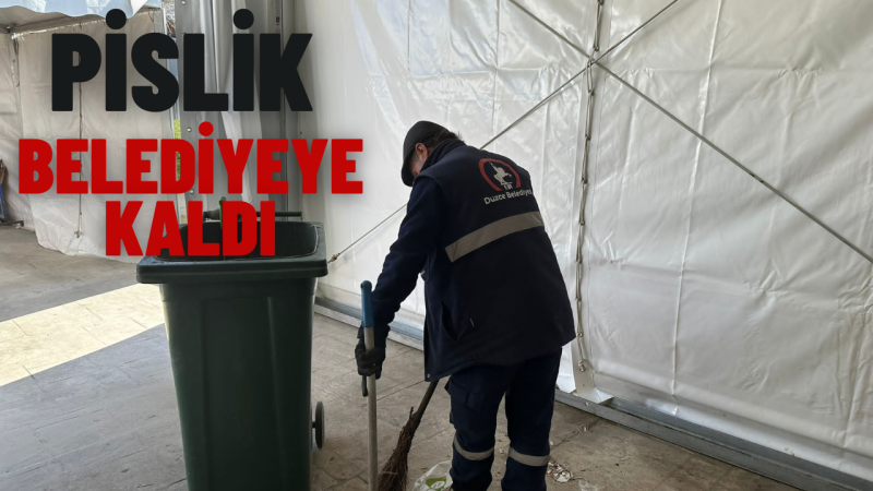 DÜZCE ESNAFI TEPKİLİ 