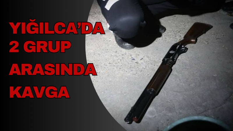 Gecenin sessizliğini silah sesleri bozdu