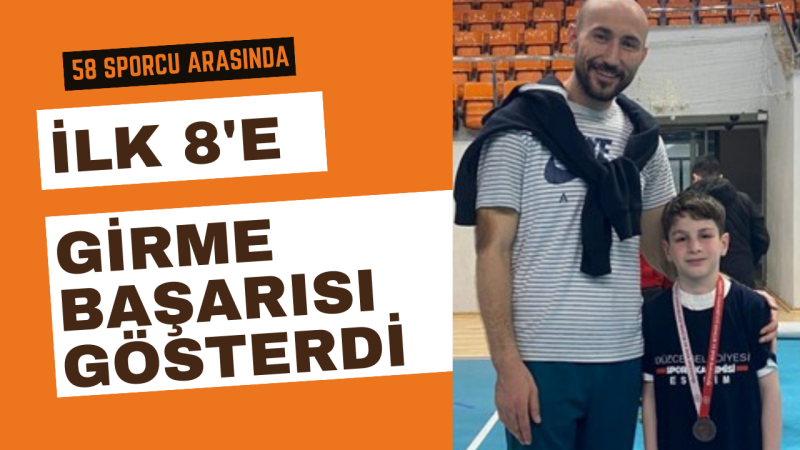 ESKRİM KILIÇ TURNUVASINDA MADALYA KAZANILDI