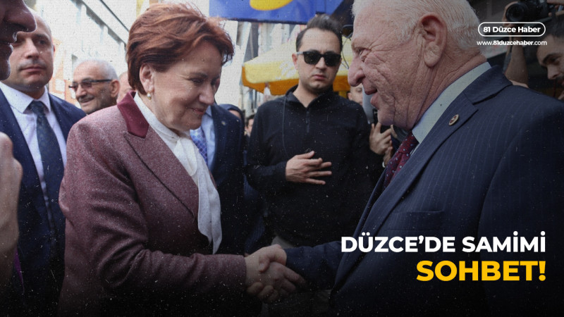 DÜZCE'DE SAMİMİ SOHBET!