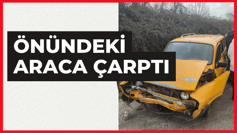 Düzce - Akçakoca Yolu'nda Kaza: 2 Kişi Yaralandı