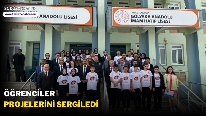 Öğrenciler Projelerini Sergiledi