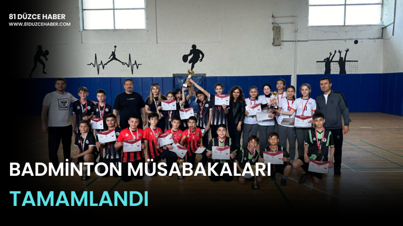 Badminton Müsabakaları Tamamlandı