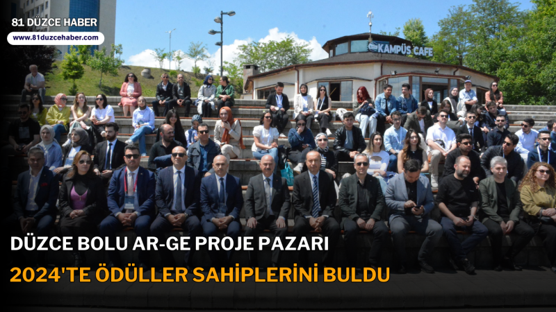 Düzce Bolu AR-GE Proje Pazarı 2024'te Ödüller Sahiplerini Buldu