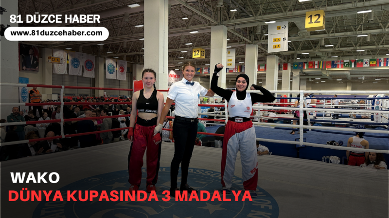 Wako Dünya Kupasında 3 Madalya
