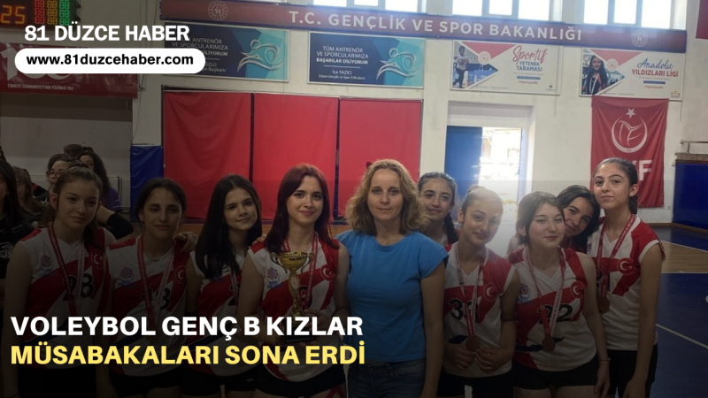 Voleybol Genç B Kızlar müsabakaları sona erdi