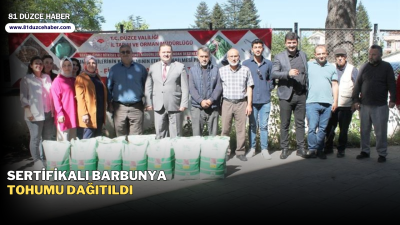 SERTİFİKALI BARBUNYA TOHUMU DAĞITILDI