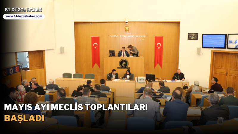 MAYIS AYI MECLİS TOPLANTILARI BAŞLADI
